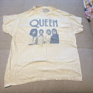 Urban Outfitters Cream Graphic Tee
